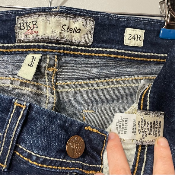 BKE boot cut y2k jeans 24R - Picture 5 of 5